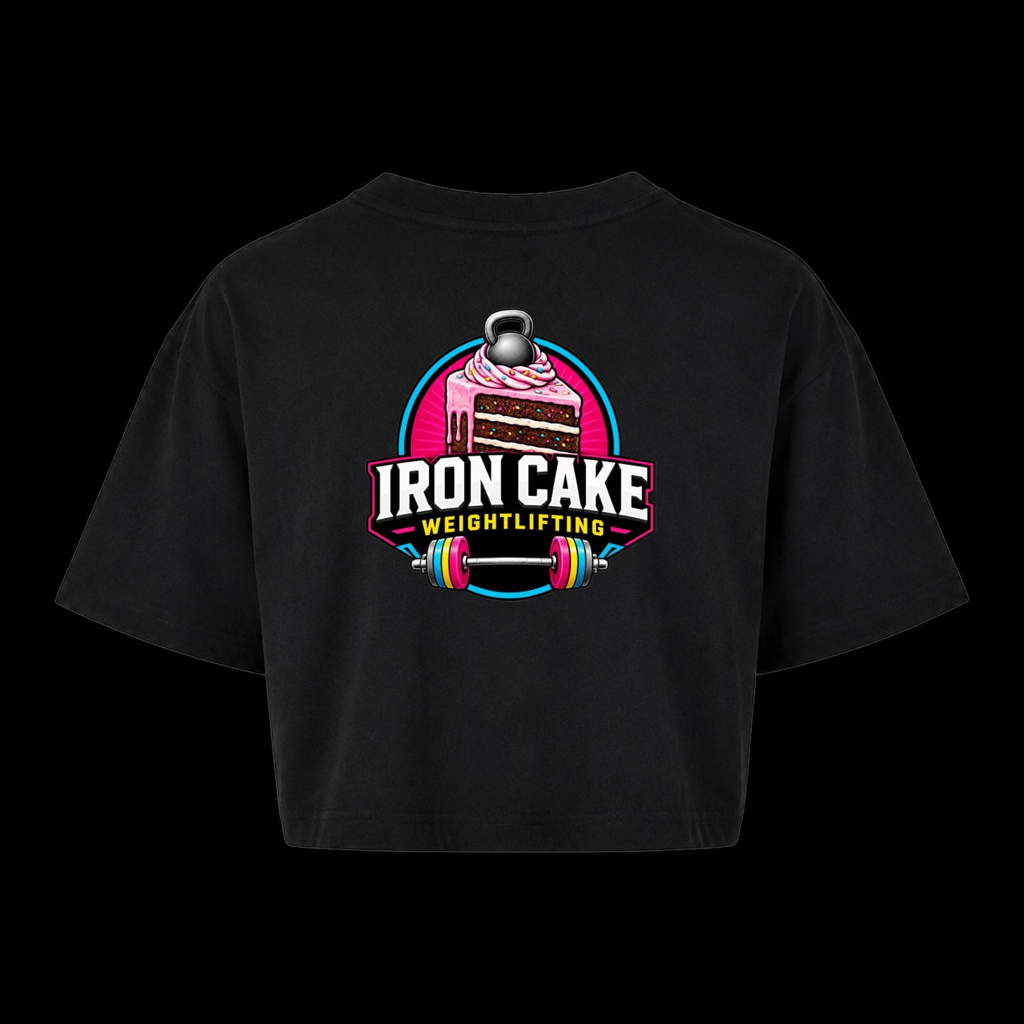 IRON CAKE CROPPED TEE