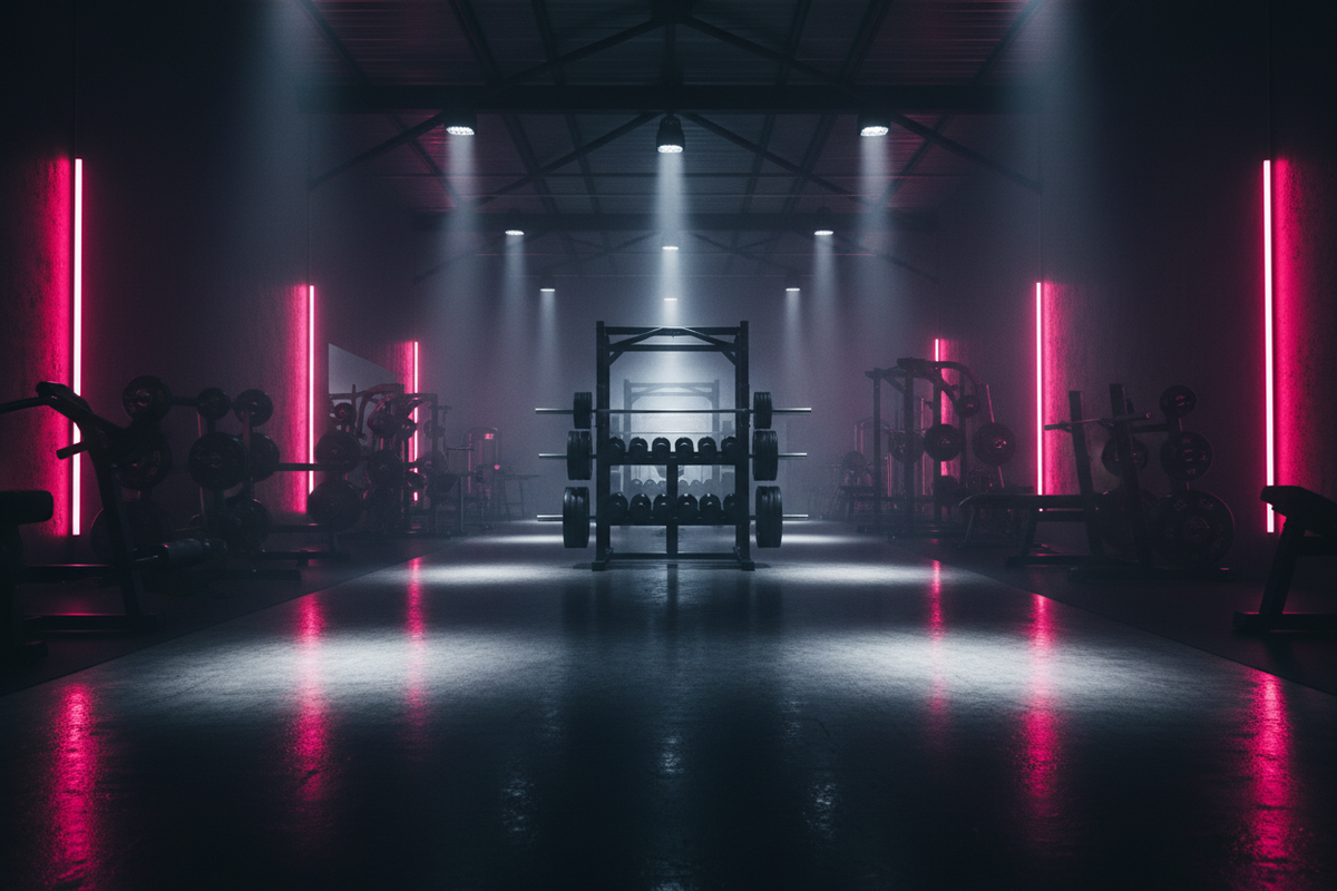 Dark Gym Background