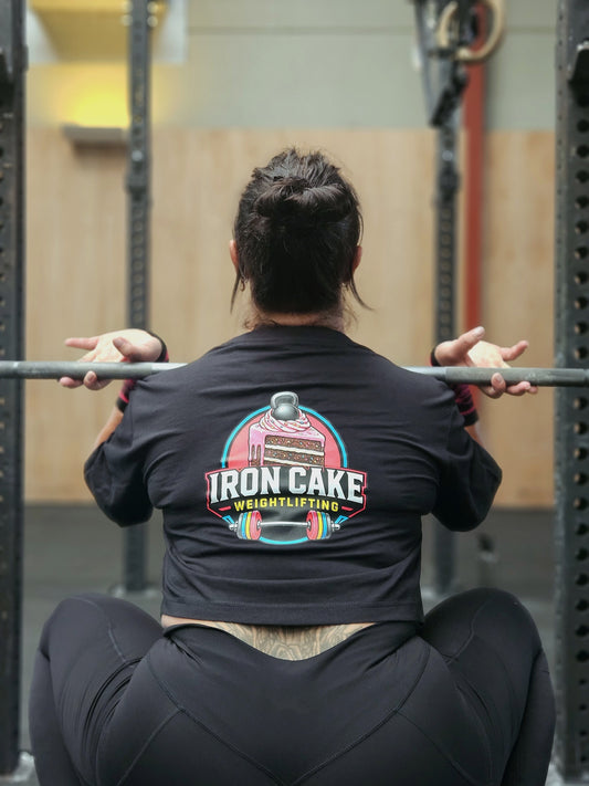 IRON CAKE CROPPED TEE